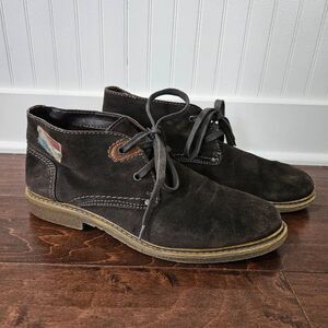 Ben Sherman Grey Suede Chukka Boots Size 44